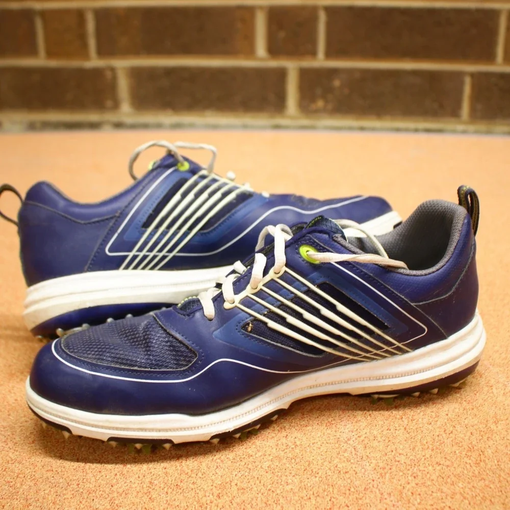 FootJoy FJ Fury Golf Shoes Soft Spikes 51101 Mens Sz 10 Blue White